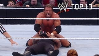 WWE Top 10  Almost Streak Stoppers [upl. by Akemot]