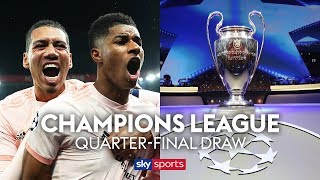 LIVE Champions League Quarter Finals draw [upl. by Martijn]