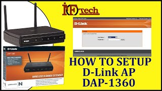 How to configure DLink DAP1360 Step by Step Complete Configuration [upl. by Annoya]