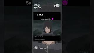 Sasuke Uchiha 😈🔥 anime naruto [upl. by Prasad]