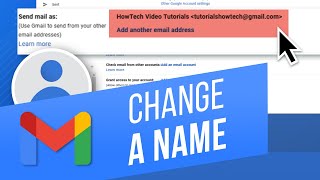 How to Change Your Gmail Display Name  Change Your Sender Name in Gmail [upl. by Amice106]