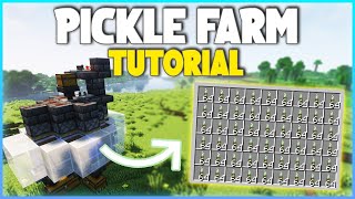 Minecraft EASY Pickle Farm Tutorial 120 70000 Pickles PH [upl. by Adora621]