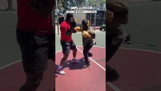 Simple amp Effective Boxing combo fir beginners shorts boxing boxingtraining boxeo [upl. by Sheryle907]