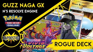 Guzzlord Naganadel GX Deck With Ns Resolve amp Beast Bringer  BUSTED Pokemon TCG [upl. by Yesnikcm]