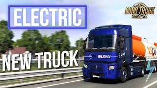 ETS2 NEW Electric Renault Trucks ETech T [upl. by Nyliuqcaj]