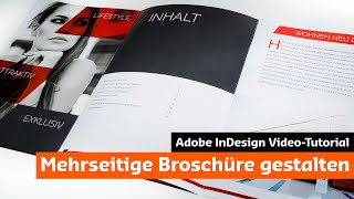 Eine moderne Broschüre mit InDesign gestalten Tutorial  Unboxing [upl. by Samaria]