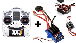 How to calibrate your mc6c microzone transmitter with a Traxxas XL5 ESC [upl. by Merat]