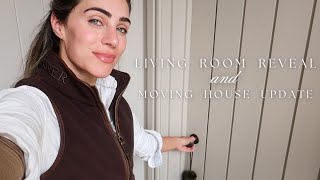 GREEN LIVING ROOM REVEAL amp MOVING HOUSE UPDATE  Lydia Elise Millen [upl. by Alimhaj]