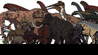 Size Comparison Prehistoric Animalsrandom Animated finale 2 of 5 [upl. by Nairahcaz]