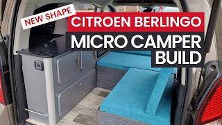 Micro Campervan Conversion Build  5 Days in 5 Mins [upl. by Aneleasor622]