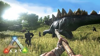 ARK Survival Evolved  TAMING DINOSAURS ARK Ragnarok Gameplay [upl. by Olnay680]