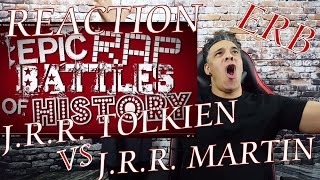 J R R Tolkien vs George R R Martin Epic Rap Battles of History REACTION [upl. by Wilbert]