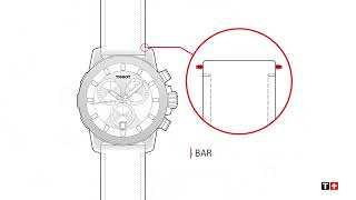 Armband Tissot Tutorial Quick Release Classic Pin Strap [upl. by Zondra]