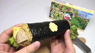 Doraemon Ehomaki Sushi Roll 2020 Nobitas New Dinosaur [upl. by Niwhsa]