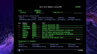 IBM AS400 Fully Free format LookUp Opcode [upl. by Ethan870]