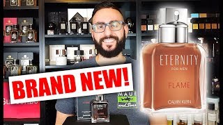 NEW Calvin Klein Eternity Flame Review  GIVEAWAY [upl. by Revned]