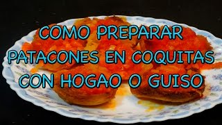 PATACONES EN COQUITAS Con Hogao o Guiso [upl. by Koby331]