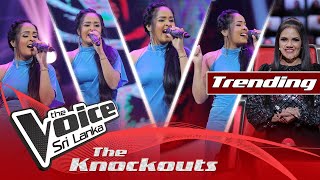 Hansi Shalika  Hankithi Kawana හංකිති කවනා  The Knockouts  The Voice Sri Lanka [upl. by Letnuhs]