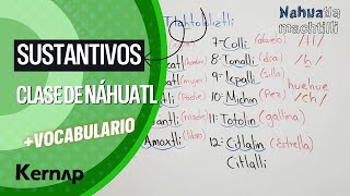 Sustantivos  Vocabulario  Lengua náhuatl [upl. by Etnod]