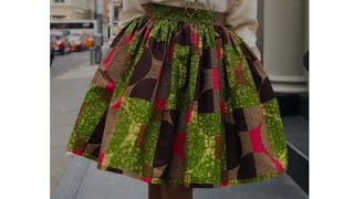 How to Make a Gathered Skirt Full Tutorial [upl. by Collins209]