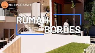 RUMAH BORDES Punya Tanah dibawah Jalan Jadikan SPLIT LEVEL aja inspirasirumah [upl. by Nnyleimaj272]