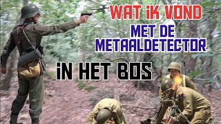 ww2 vondsten zoeken in een bos met de metaaldetector [upl. by Hackathorn]