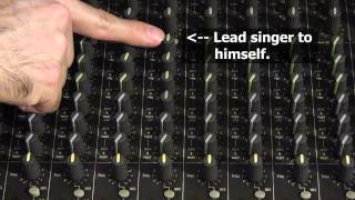 How to set up monitor mixes for live sound [upl. by Vinia997]