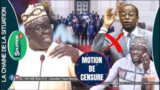 MOTION DE CENSURE SA NDIOGOU DETRUIT ABDOU MBOW ET BENNOBEUGOUGNOU REWMI MOTAKH GNOU [upl. by Athey]