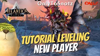 TUTORIAL LEVELING NEW PLAYER ATLANTICA RISING  Atlantica Rebirth Indonesia [upl. by Jenilee650]