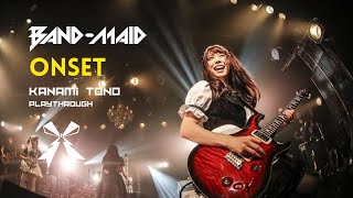 Bandmaid  quotOnsetquot Kanami Play through [upl. by Cruickshank582]