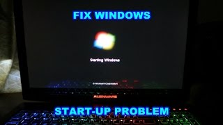 FIXING WINDOWS 7 NO STARTUP PROBLEM [upl. by Afira]