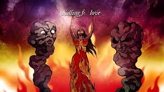 CELLAR DARLING  Burn OFFICIAL LYRIC VIDEO [upl. by Zandt]