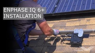 Enphase IQ 6 Microinverter Installation  RENVU [upl. by Yggam995]