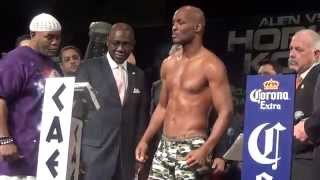 Bernard Hopkins vs Sergey Kovalev WEIGH IN amp WEIRD FACE OFF [upl. by Padget]