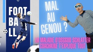 MAL au GENOU Maladie dOsgood Schlatter  Les EXERCICES kiné football tibia tendinite genou [upl. by Bazil]