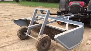 DIY Mini grader box for a riding mower [upl. by Elconin222]