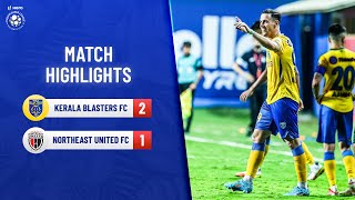 Highlights  Kerala Blasters 21 NorthEast United FC  Match 81  Hero ISL 202122 [upl. by Ettenahc252]