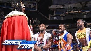 King Booker welcomes The New Day into the FiveTimers Club SmackDown LIVE Aug 28 2018 [upl. by Mauchi]