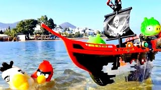 Giochi sulla spiaggia Angry birds e i giochi divertente per bambini [upl. by Siwel]