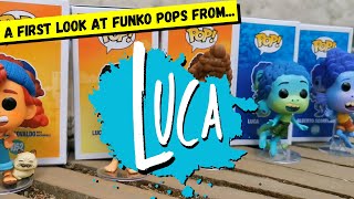 A first look at Funko Pops from Disney Pixars latest film Luca [upl. by Celine]