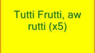 Tutti Frutti  Little Richard Lyrics [upl. by Wade]