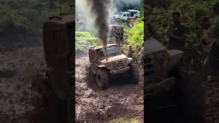 2 Door Jeep Wrangler With Diesel Engine In The Mud 🔥🚜 [upl. by Ertemed]