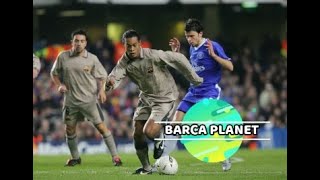 Barcelona vs Chelsea 45 UCL 20042005  Amazing Ronaldinho  All Goals and Highlights [upl. by Aicatsana]