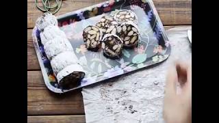 Ricette vegane il salame di cioccolato [upl. by Coppinger607]