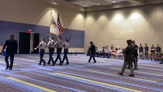 Marmion Academy 2023 JROTC Drill Team Nationals  Color Guard [upl. by Lynnette261]