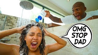 SHAMPOO PRANK ON TIANA FUNNY PRANKS [upl. by Sefton]