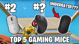 TOP 5 GAMING MICE FOR FORTNITE UPDATED MAY 2024 [upl. by Arvell]