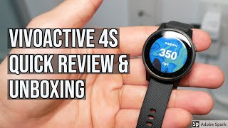 Vivoactive 4  Two Weeks Later Impressions Unboxing Quick Review [upl. by Frasier770]