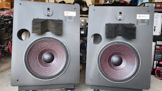 JBL L300 Speakers Cabinets Restoration For Client [upl. by Neelia]