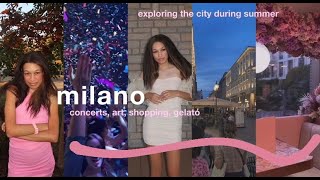 italy vlog  milan rome concerts shopping and gelato 💌 [upl. by Fritzsche]